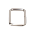 Miniatyrbilde 5 av 8: 100 stk Metall firkantede spenner Rektangel Metallring for Veske Veske DIY Symaskiner Håndverk Sølv 3x25x15mm