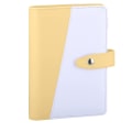 Miniatyrbild 1 av 7: A6 PU-läder anteckningsblock pärm påfyllningsbar 6-ring pärm för A6