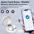Pikkukuva 2 / 5: Langattomat nappikuulokkeet, Bluetooth 5.3 langattomat nappikuulokkeet, IPX5 vedenpitävät Bluetooth-kuulokkeet, pelitilassa, Androidille ja iOS:lle