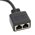Pikkukuva 4 / 8: RJ45 Ethernet-sovitinkaapelin jatke 1-2 porttiin Erinomainen yhteydensiirtojakaja Sovitin kotitoimistoon