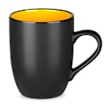 Miniatyrbilde 1 av 5: 400 ml kaffekopp, matt svart porselenskopp keramiske drikkekopper for kaffe, te, juice, kakao