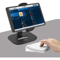 Miniatyrbilde 6 av 10: Nettbrettholder, Universal iPad-stativ 360° rotasjon for iPad Pro Air Mini, Samsung Galaxy Tab, Kindle, smarttelefoner og nettbrett fra 4,7 til 12,9 tommer -