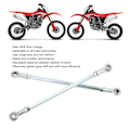 Miniatyrbillede 7 af 8: 8mm Gearskifte Stangforbindelse Justerbar Længde Skiftearm Forbindelse 280mm‑310mm Passer til Dirt Bike