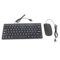 Miniatyrbillede 2 af 5: Ultra tyndt USB kablet tastatur optisk mus musesæt combo til pc bærbar