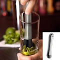 Miniatyrbillede 4 af 8: 10 Tommer Cocktail Muddler og Blandeske i Rustfrit Stål til Hjemmet