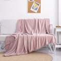 Miniatyrbillede 5 af 6: Flannel tæppe, pomponer, blødt tæppe, sofatæpper, 150 x 200 cm, fleece tæppe til sofaen, blødt og varmt, fluffy tæppe, 150 x 200 cm, som