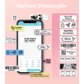 Pikkukuva 3 / 7: Q31 Bluetooth -tarratulostin, minitarratulostin, tarrakirjoitin, itseliimautuva kotiin, toimistoon, thermal iOS:lle ja Androidille, 1 rulla