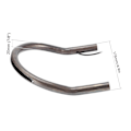 Miniatyrbilde 3 av 8: Baksete Loop, Hale Loop og Rammerør med Bremsesignal Baklys Passer til Honda 175mm