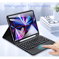 Miniatyrbild 6 av 6: Tangentbord för nya iPad Pro 12.9 2021/2020/2018, QWERTY bakgrundsbelyst trådlöst Bluetooth tangentbordsfodral för iPad pro 12.9 tum 5:e/4:e generationen/3:e generationen