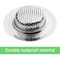 Miniatyrbilde 4 av 6: 2 stk Sil, Vaskesluk Sil, 9 cm Grovt Mesh