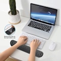 Miniatyrbillede 5 af 5: Ultra fint Memory Foam tastatur håndledsstøtte blødt gel ergonomisk