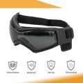Miniatyrbilde 4 av 7: Hunde Goggles Enkle Slitasje Solbriller Justerbar Anti-UV