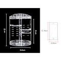 Miniatyrbillede 2 af 6: Roterende Makeup Organiser, Roterende 360 Grader Krystal