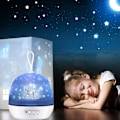 Miniatyrbillede 4 af 7: Stjernehimmel Projektor, Nattelys Lampe 4 I 1 LED Stjerne Projektor