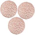 Miniatyrbillede 1 af 5: Pladser til middagsbordet Metallic Hollow Out Line Circle