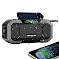 Miniatyrbild 1 av 5: Nödradio Vattentät Bluetooth-högtalare, Bärbar Digital AM FM-radio med Ficklampa