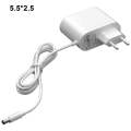 Miniatyrbillede 2 af 8: Hvid europæisk standard 122V2A strømadapter - lige 3,5*1,35