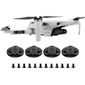 Pikkukuva 1 / 5: 4 kpl Mini 2 moottorikotelon suojakorkki DJI Mini 2/Mini SE -lisävarusteille, vedenpitävä ja pölytiivis alumiinimoottorikorkki
