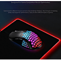 Miniatyrbillede 9 af 10: RGB Gaming Musemåtte, XXL, 800*300mm, Soft-Led-Musemåtte, Computertastatur-Musemåtter Matte, Sort