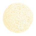 Miniatyrbilde 1 av 4: USB-ladbare nattlampe i ballform, Sepak Takraw LED-lys for hjem, soverom, beige