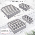 Miniatyrbillede 2 af 5: Foldbar skuffeorganisator i non-woven stof til opbevaring
