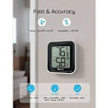 Miniatyrbillede 3 af 5: Termometer Hygrometer Bluetooth Digitalt Temperatur Fugtighedsmåler til Hjemmet, Trådløs Temperatur Fugtighedssensor til Drivhus, Kælder,