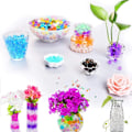 Miniatyrbilde 4 av 5: Vasefyller Perler Edelstener Vannperler Voksende Krystallperler Bryllup Midtpunkt Dekorasjon (Transparent)