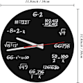 Pikkukuva 4 / 8: Zerodis Akryyli seinäkello luova matematiikka seinäkello ainutlaatuinen
