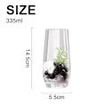 Miniatyrbillede 2 af 5: 2 glas glas, husholdningssaftkopper, enkle varmebestandige tekopper, drikkevarekopper, transparent farve