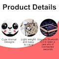 Pikkukuva 3 / 5: 1 Bluetooth-kaiutin langaton söpö mini panda, porsas, pentu kannettava pieni stereo