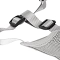 Miniatyrbild 5 av 8: Hundmunstycke Andningsbar Justerbar Förhindra Biting Chewing Pet Mesh Muzzle för Utomhusträning Grå XS