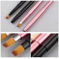Miniatyrbilde 2 av 2: Bærbar Reise Retractable Lip Brush 3stk