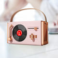 Miniatyrbild 2 av 5: Rosa utomhus Bluetooth-högtalare bärbar dekorativ hög ljudkvalitet USB-minnen stöd retro Bluetooth-högtalare för vardagsrumskontor