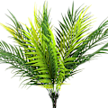 Miniatyrbilde 1 av 6: 2 Pakke Kunstige Treblader Tropiske Planter Kunstige Falske Frond Pl