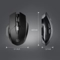 Pikkukuva 2 / 8: Bluetooth -hiiri, INPHIC-monilaitteen hiljainen ladattava langaton Bluetooth hiiri (Tri-Mode: BT 5.0/4.0+2.4G), 1600DPI ergonominen kannettava hiiri
