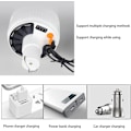 Miniatyrbild 3 av 5: Solcellsladdad multifunktionell LED-nödlampa med USB-laddning