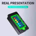 Miniatyrbilde 5 av 5: peacefair DC Voltmeter for Lithium Iron Phosphate Battery