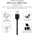 Miniatyrbilde 5 av 7: Klips på ringlys for videokonferansebelysning, USB-bærbar lampe