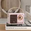 Pikkukuva 5 / 5: Retro Bluetooth-kaiutin, Vintage-sisustus, Pieni langaton Bluetooth-kaiutin, Söpö vanhanaikainen tyyli
