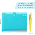 Miniatyrbillede 6 af 7: Accordian File Organizer, Udvidbare mapper med lommer,