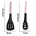 Miniatyrbild 2 av 5: Rosa nylonspatel non-stick panna special matlagningssil