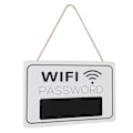Miniatyrbild 5 av 8: Högkvalitativ, kraftig WiFi-lösenordsskylt, tillverkad av nödställt, väderbitet trä för tidlös charm, funktionell inredning som förhöjer alla