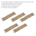 Pikkukuva 4 / 4: 5 kpl GPIO-kaapelia Raspberry Pi:lle naaras-naaras johtolinja tietokoneen lisävarusteet 20 cm naaras-naaras