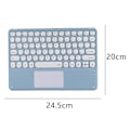Miniatyrbild 2 av 5: Bluetooth Keyboard Touch, Wireless Keyboard Ultra-Slim Portable with Trackpad, Built-in Rechargeable Battery - Blue