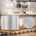 Miniatyrbillede 8 af 8: Lag flad zinklegering ryger grinder Krydderikværn Premium Zinklegering 3\" Krydderi Urtekværn