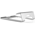 Miniatyrbillede 1 af 4: Aluminium-skrivebordsstativ til Apple MacBook og alle bærbare computere (sølv)