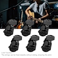 Miniatyrbillede 7 af 8: Guitar Låsende Stemmeskruer Låsstreng Forseglede Stemmeskruer Maskinhoveder Musiktilbehør XFNHBK(6 stk. Venstre Stemmeskruer)