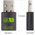 Pikkukuva 7 / 7: USB WiFi Bluetooth -sovitin, langaton verkkosovitin