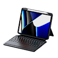 Miniatyrbild 1 av 6: Tangentbord för nya iPad Pro 12.9 2021/2020/2018, QWERTY bakgrundsbelyst trådlöst Bluetooth-tangentbordsfodral för iPad pro 12.9 tum 5:e/4:e generationen/3:e generationen