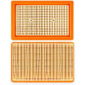 Miniatyrbilde 4 av 5: 3-pakning med flate plissert filter til Karcher MV4 MV5 MV6 WD4